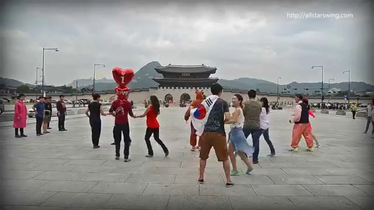 Korea Allstar International Flashmob West Coast Swing2015