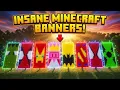 How To Make 8 INSANE Superhero Banners In Minecraft Tutorial