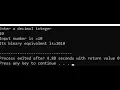 Decimal to Binary Conversion by using C programming language Described in Nepali