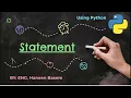 Statement in 1minute - Python for Beginners