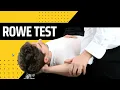 Rowe Test for multidirectional instability