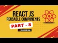 React JS - Part Making reusable components in react