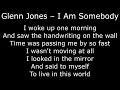Lagu Northern Soul - Glenn Jones – I Am Somebody  - With Lyrics