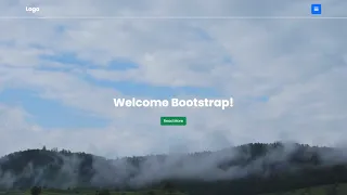 Bootstrap 5 Offcavas menu Home section background HTML CSS and Bootstrap HTML CSS Bootstrap