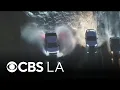 Los Angeles businesses and freeways flooded after heavy rain soaks SoCal