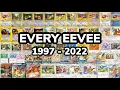 Every Eevee Pokemon card from 1997 to 2022