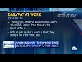 Employees can access pay as they earn it with DailyPay but for a fee