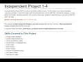 Microsoft Access - Independent Project 1-4