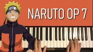 Download Naruto Opening 7 - Toumei Datta Sekai (Piano Tutorial Lesson) MP3