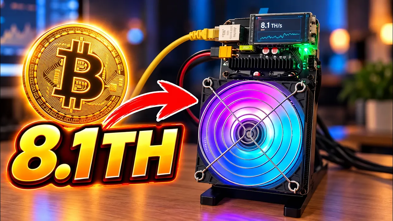 8.1 TH/s From THIS?! NEXUS QX1 Bitcoin Miner Tested: video thumbnail