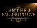 CAN'T HELP FALLING IN LOVE – Elvis Presley | Smooth Jazz Karaoke 🎷💛