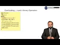 Overloading Binray Operator Object Oriented Programming Hindi Urdu in LECTURE 10