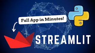 Streamlit Tutorial Build Python Apps in less than a day