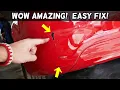 HOW TO FIX PAINT SCRATCH ON CAR BUMPER like a PRO Easy