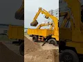 Excavator digging video Excavator digging