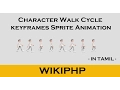 Character Walk Cycle keyframes Sprite Animation