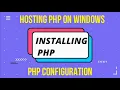 How to install PHP 7 on windows Hosting Web pages PHP Configuration 2020