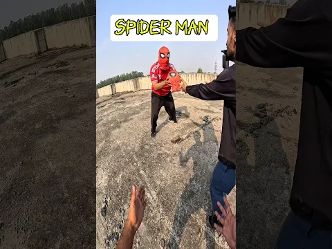 I broke spidey mask 😱. #xrun #parkour #trending #shrots #viralvideo #pov #spiderman #balloon