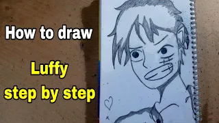 How to draw Monkey D Luffy step by step One Piece Wiki