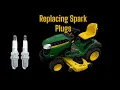 Replacing Spark Plugs On A John Deere e180 Lawn Tractor