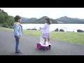 Tobbi 3 in 1 Robot Kids Electric Rose Red Remote Control Baby Carriages
