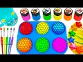 Lagu Satisfying Video l DIY How To Make Rainbow Glitter Stars Sprunki \u0026 Crunchy Christmas Candy ASMR Soud