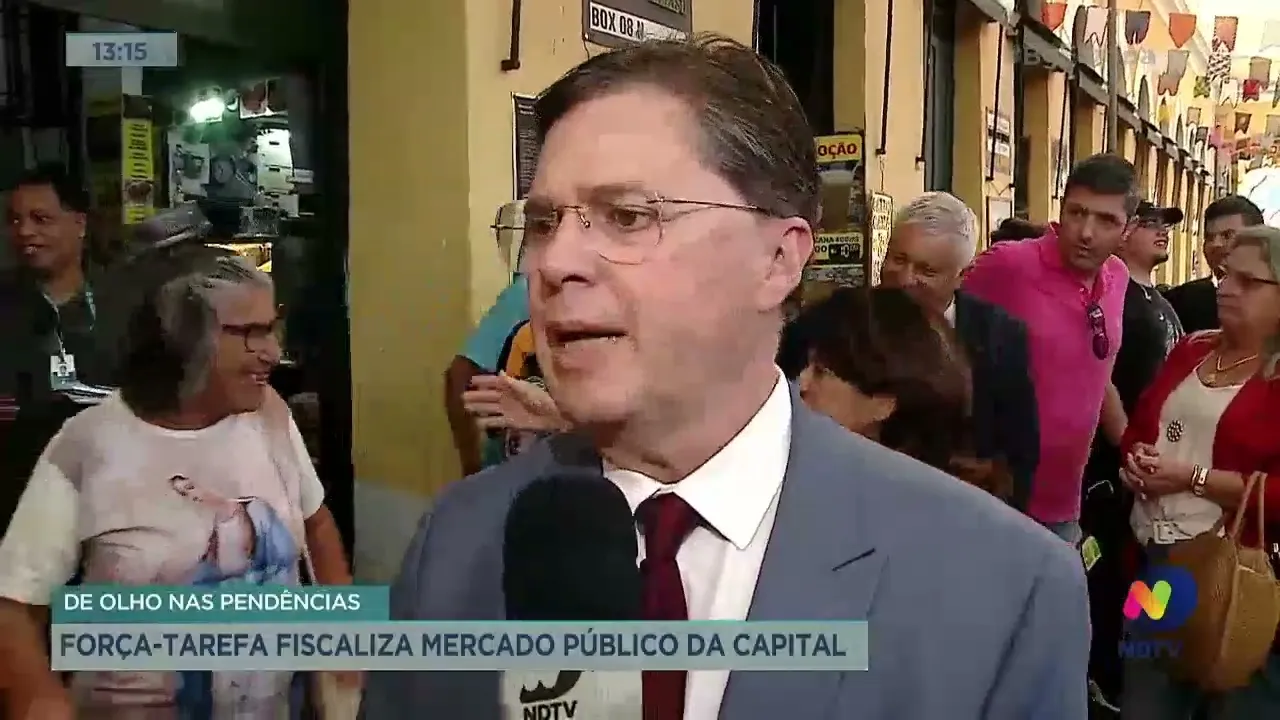 Força-tarefa fiscaliza Mercado Público de Florianópolis