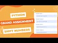 Grand Assignment 3 Shift Numbers Python Questions
