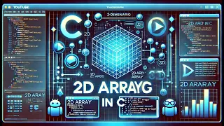 2D Arrays in C Understanding Multi-Dimensional Arrays with Program C Programming Tutorial