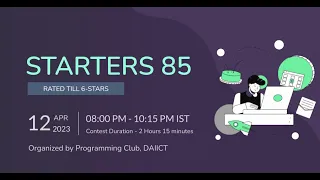 Inside The Stadium CodeChef Solution Starters 85 Solution with Explanation