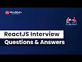 Top 50 ReactJS Interview Questions And Answers How To Crack ReactJS Interview MindMajix