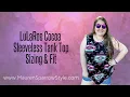 LuLaRoe Cocoa Sizing Fit feel of this new sleeveless tank top especially for plus-size