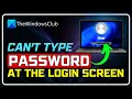 How to Fix Can t Type PASSWORD at LOGIN SCREEN in Windows Fix KEYBOARD Not Working FIXED