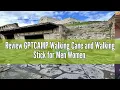 Review GPTCAMP Walking Cane and Walking Stick for Men Women Lightweight Folding Canes with Offset So