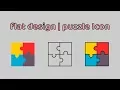 Flat Design Puzzle Icon Inkscape Tutorial for Beginner