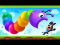 Police VS Hungry Worm Funny Cartoons Good Habits Kids Cartoon Sheriff Labrador BabyBus