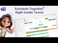Simple Shared Calendar for Microsoft Teams Works seamlessly in meetings channels chats