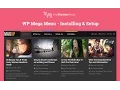 WP Mega Menu - Installing Setup