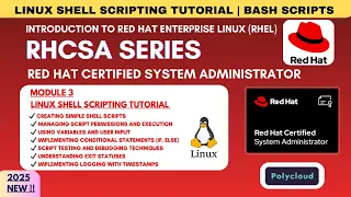 Linux Shell Scripting Tutorial Bash Scripts for RHCSA Red Hat Linux 2025