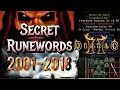 Secret Runewords From 2001 - Diablo 2