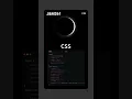 Beautiful Moon Design Using HTML CSS Night Sky Animation Tutorial