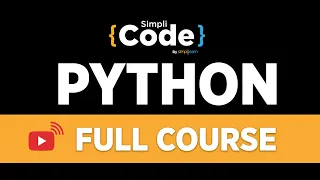 Python Programming Full Course Learn Python In One Python Tutorial SimpliCode