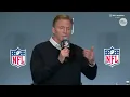 Roger Goodell on Bad Bunny halftime show Belichick HoF snub and more at NFL Super Bowl Media Days