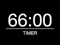 66 Minutes with Alarm - 1 Hour 6 Minutes