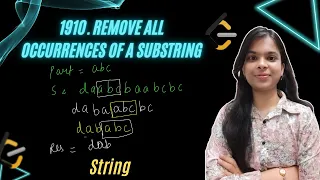 1910 Remove All Occurrences of a Substring Stack 2 Approaches Leetcode