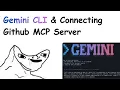 Setting up Gemini CLI Connecting Github MCP server Voyager Shahab