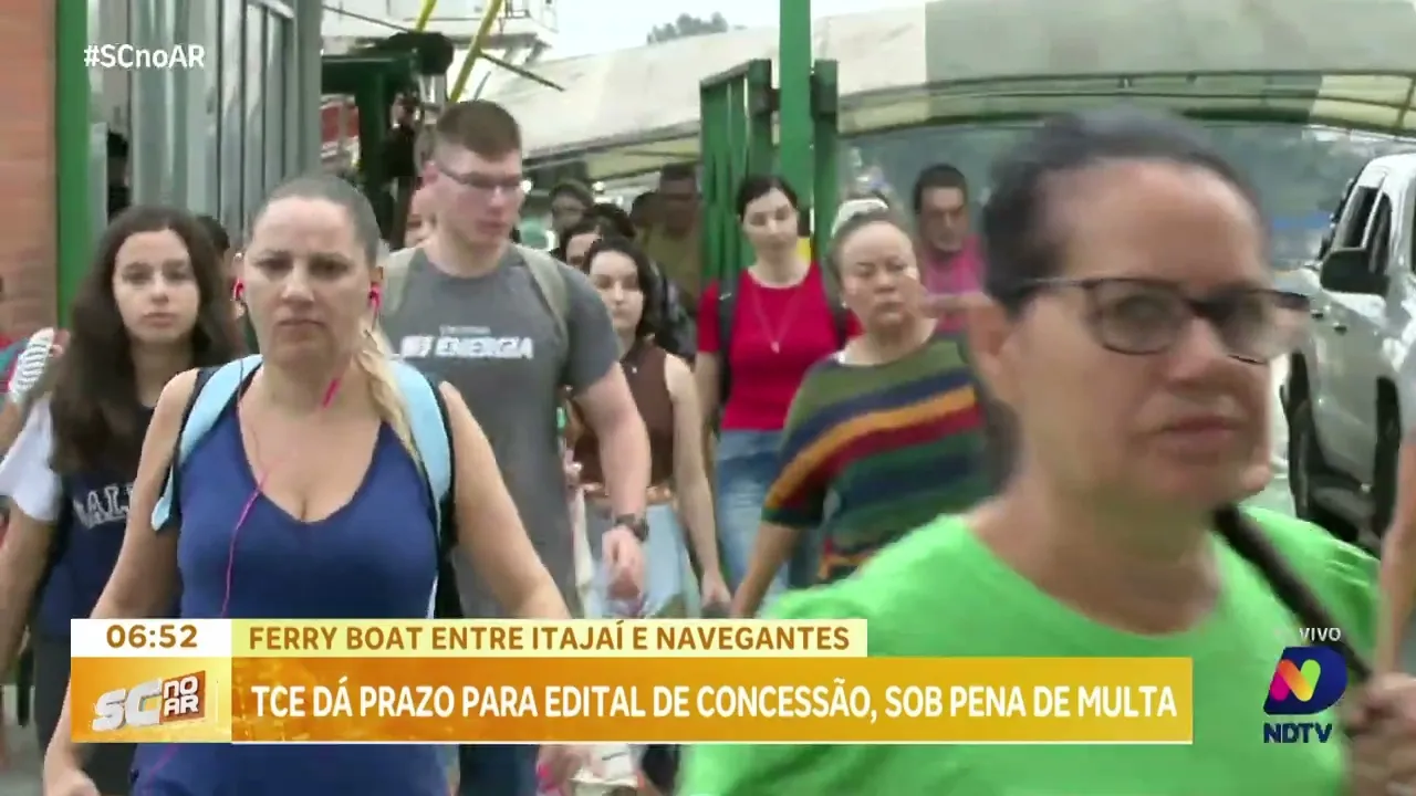 TCE cobra agilidade no edital de concessão do ferry boat entre Itajaí e Navegantes