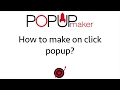 How to make onclick popup