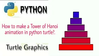 Python turtle Graphics pattern - 4 Drawing different shapes