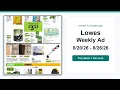 Lowes Weekly Ad 26 - 26 Best Deals